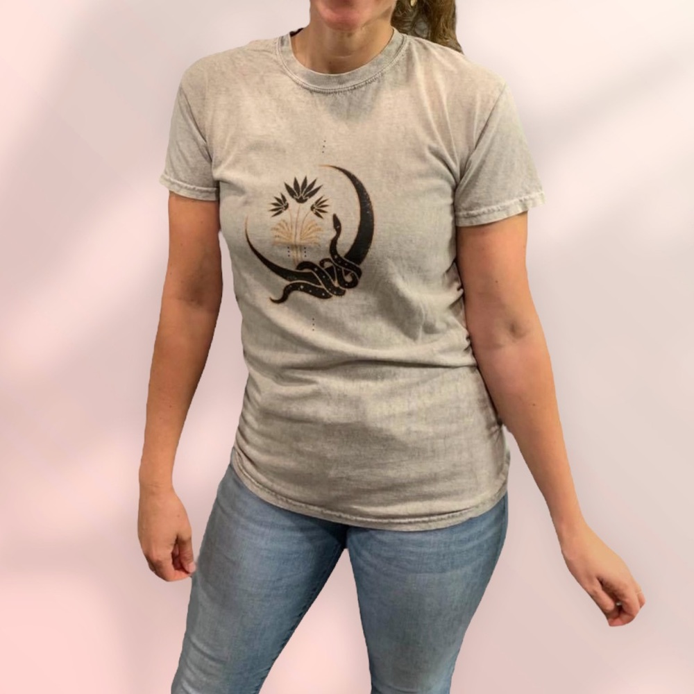 As above, so below washed tee